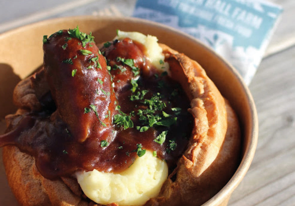 SAUSAGE, MASH & YORKSHIRE PUDS!