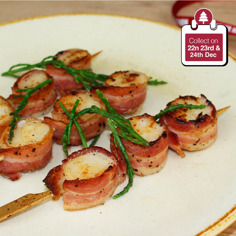 Smoked Bacon Scallop Skewers