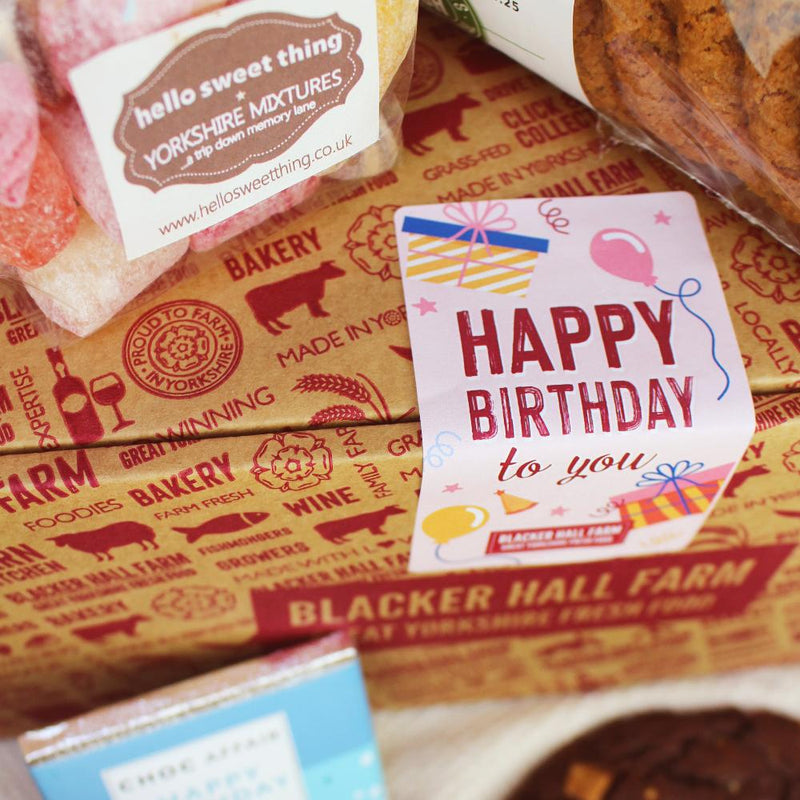 Blacker Hall Treat Box - Happy Birthday