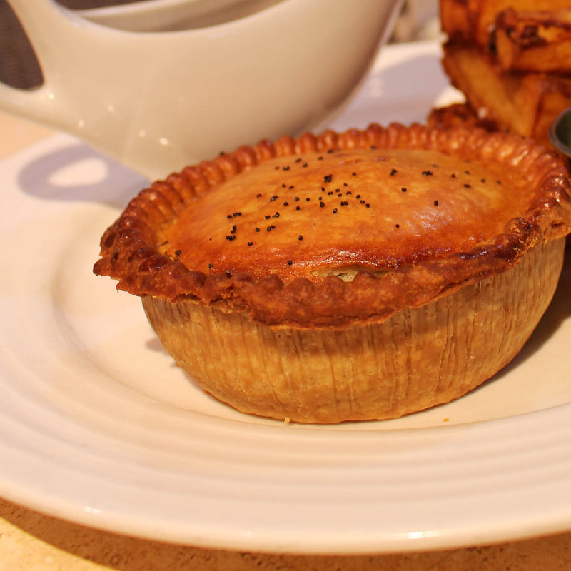 Individual Mushroom Bourguignon Pie