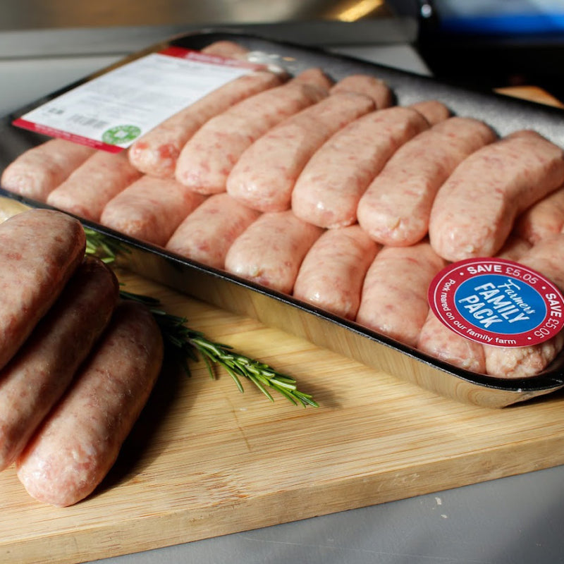 24 Thick Pork Sausages